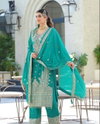 Noor 107 Pure Heavy Chinnon Silk With Heavy Embroidery Readymade Dresses Exporters In India